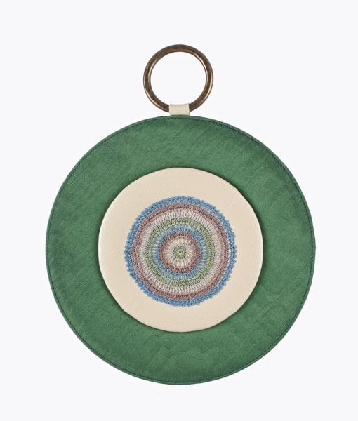 KLASİK Kutnu Nazarlık [Yeşil-25cm]