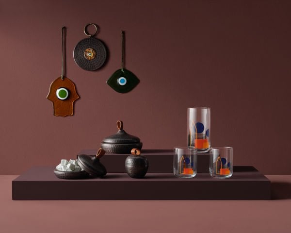 KARMA Bakır Nazarlık [Amber-17cm]