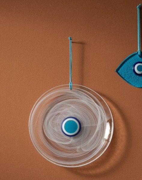 Mare Cam Nazarlık [Alabaster Beyaz-21cm]