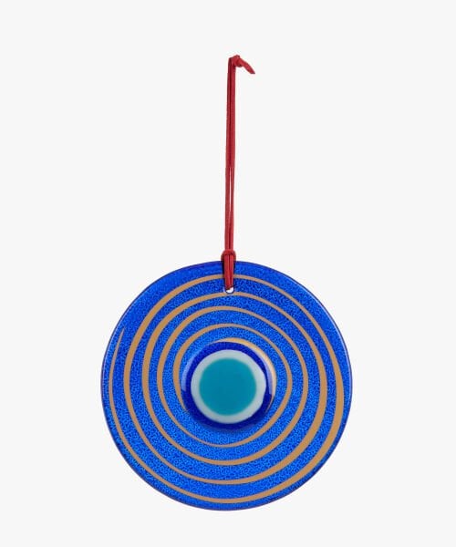 Cam Nazarlık [Kobalt -14cm]