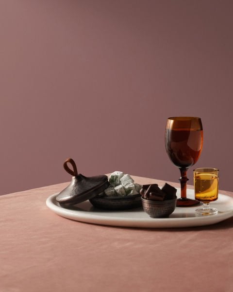 ALA Bakır Lokumluk [Deri Kulp-14cmx7,5cm]