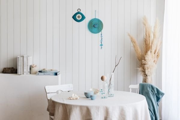 Cam Nazarlık [Turkuaz-Helezon-25cm]