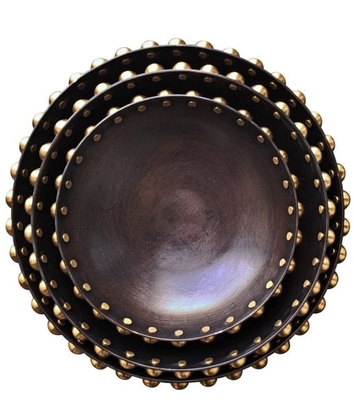 TOPUZLU Bakır Kase [18cm]