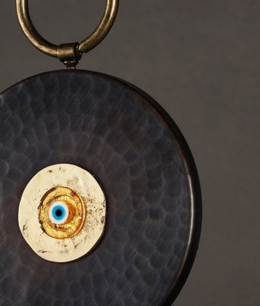 KARMA Bakır Nazarlık [Amber-12cm]