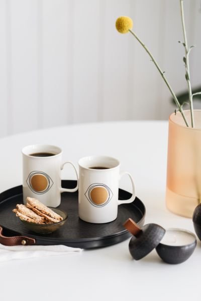 ALA Bakır Tepsi [Deri Kulp-28cm]