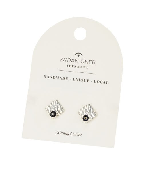 EVIL EYE Silver Earring [Square]