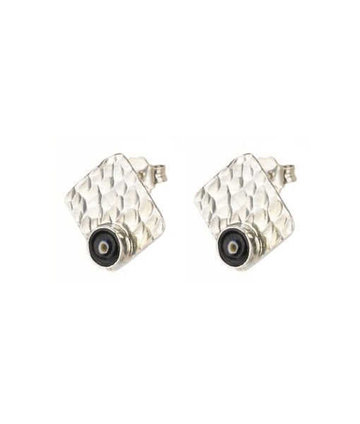 EVIL EYE Silver Earring [Square]
