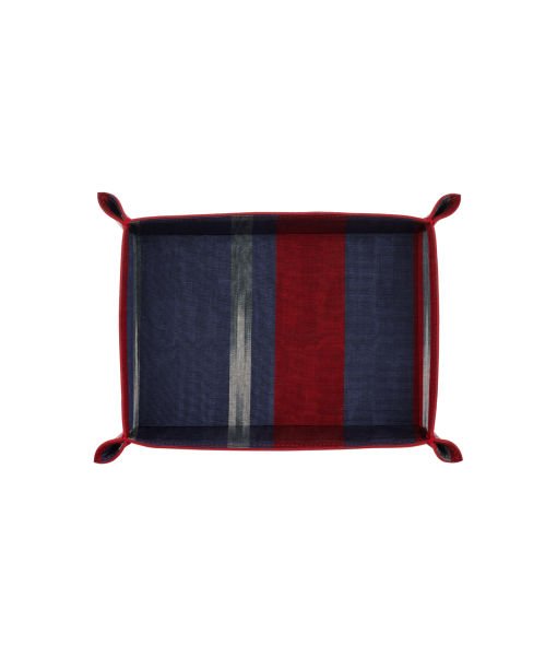 Decorative Leather Tray [28.5cmx22cm / Red]