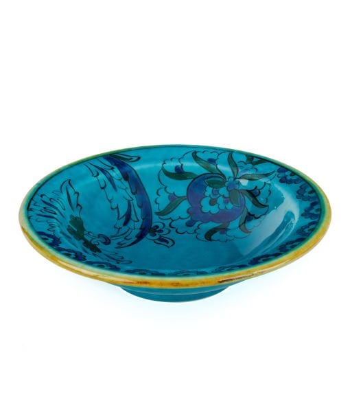 TILE TURQUOISE SMALL BOWL [ 18.5 CM ]