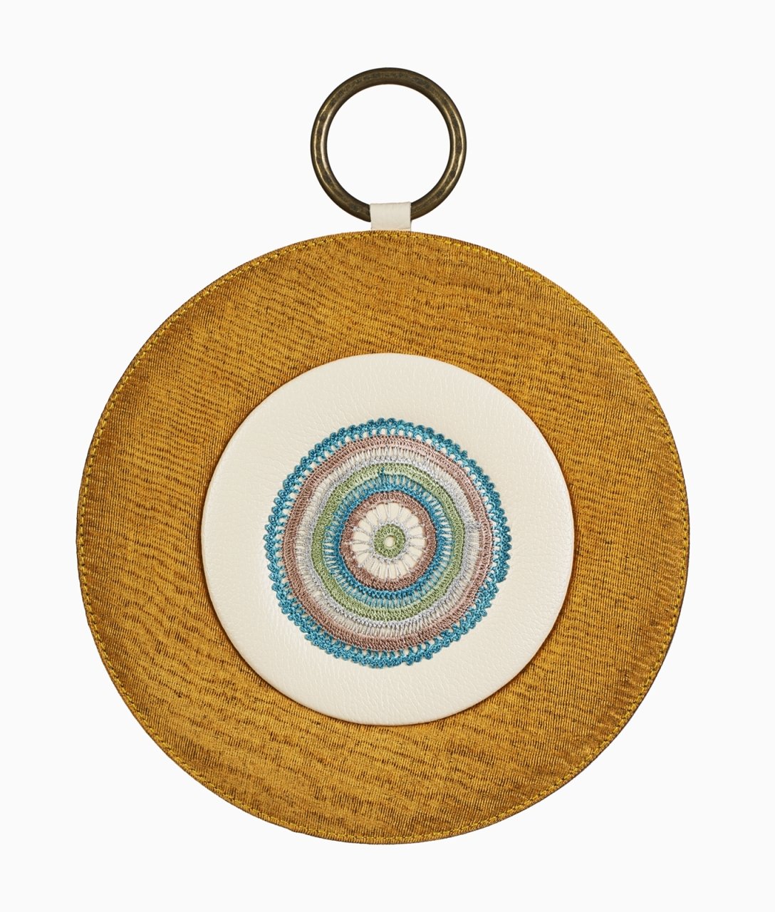 KLASİK Kutnu Nazarlık [Sarı-25cm]