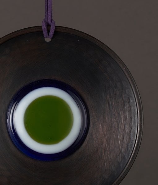 Bakır Nazarlık [Kobalt/Yeşil-11,5cm]