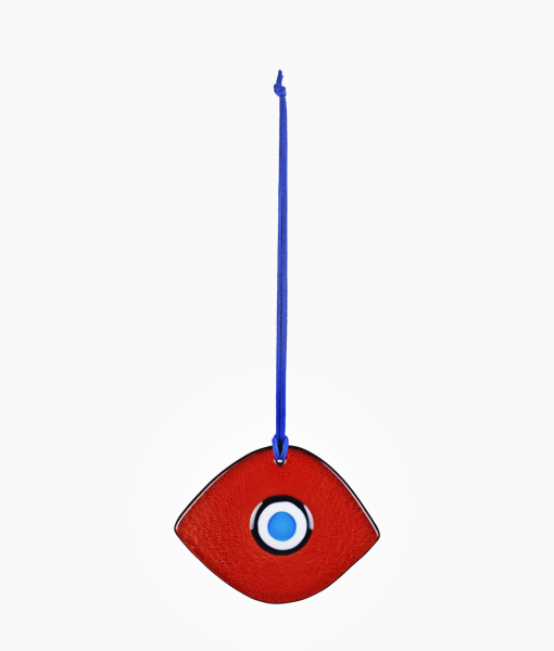 Cam Nazarlık [Kırmızı-12cmx9cm]