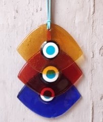 Cam Nazarlık [Amber-12cmx9cm]