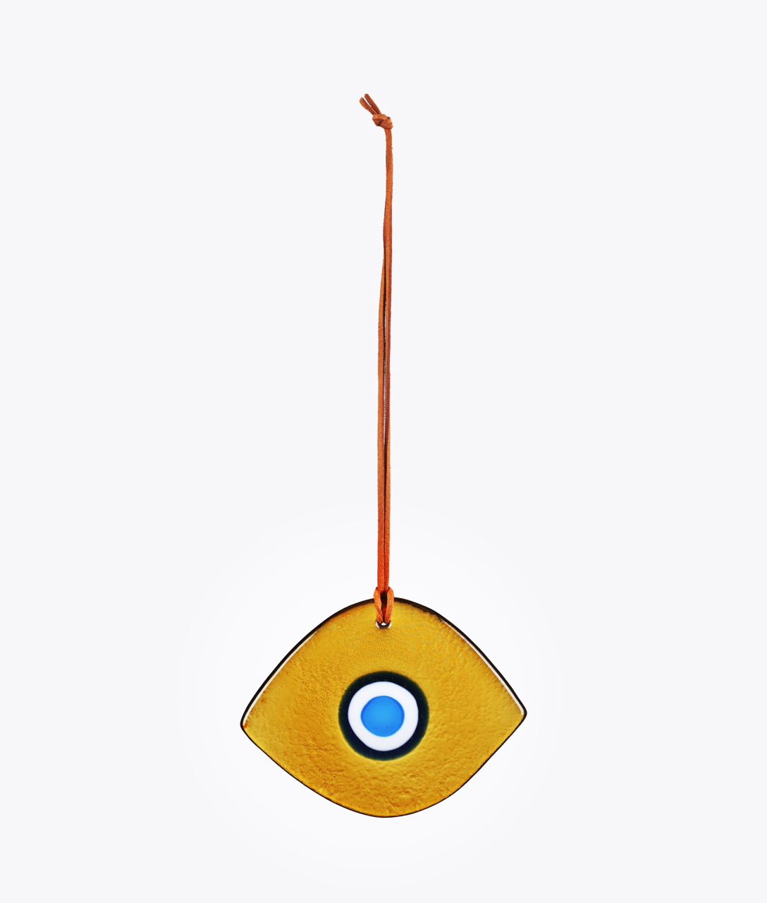Glass Evil Eye [Amber-12cmx9cm]