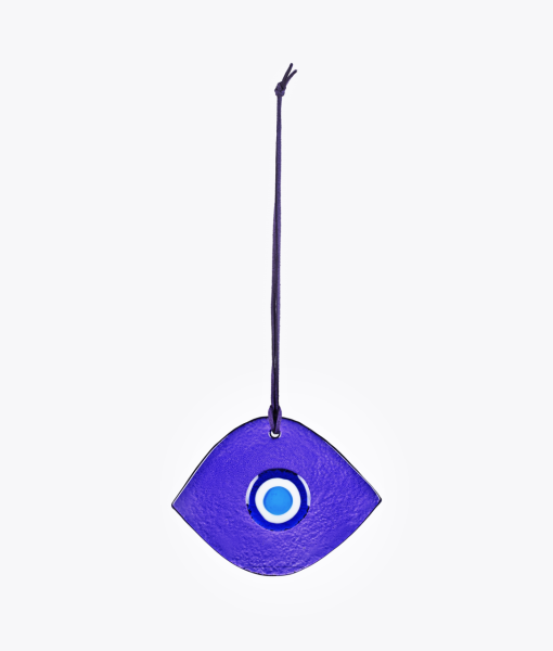 Cam Nazarlık [Mor-12cmx9cm]