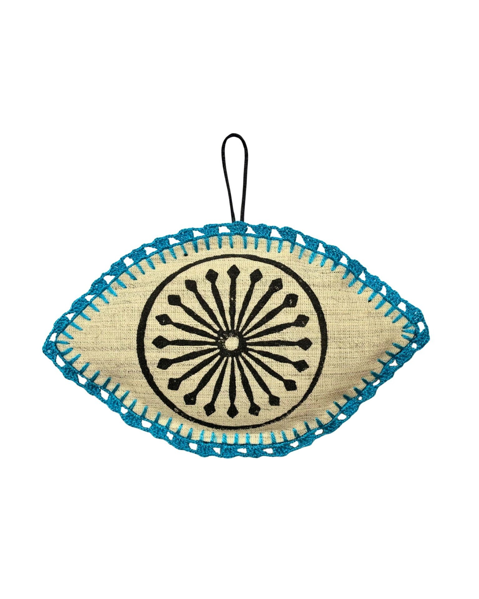 Tokat Baskılı Lavanta Kesesi  [Turkuaz]