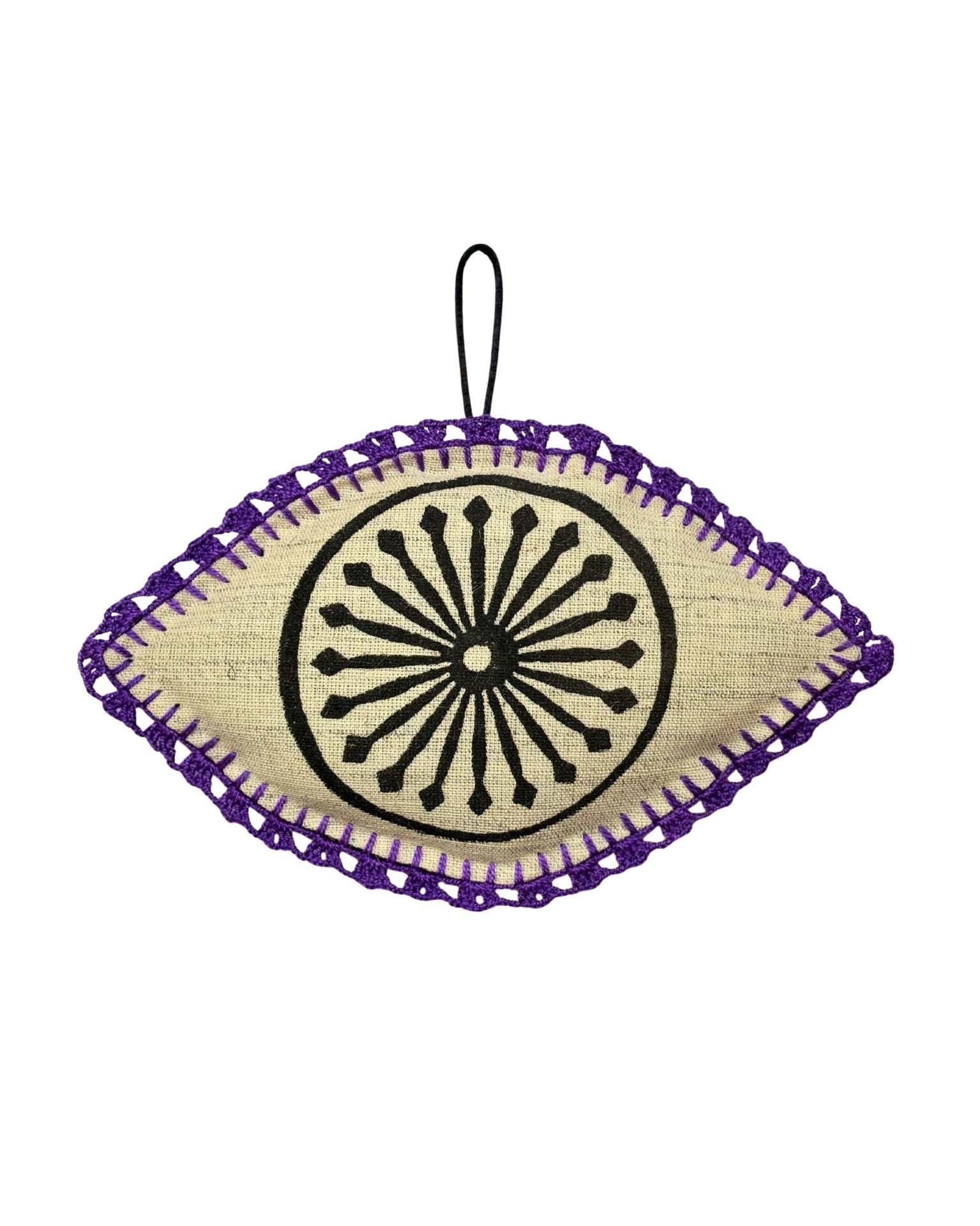 Tokat Baskılı Lavanta Kesesi [Mor]