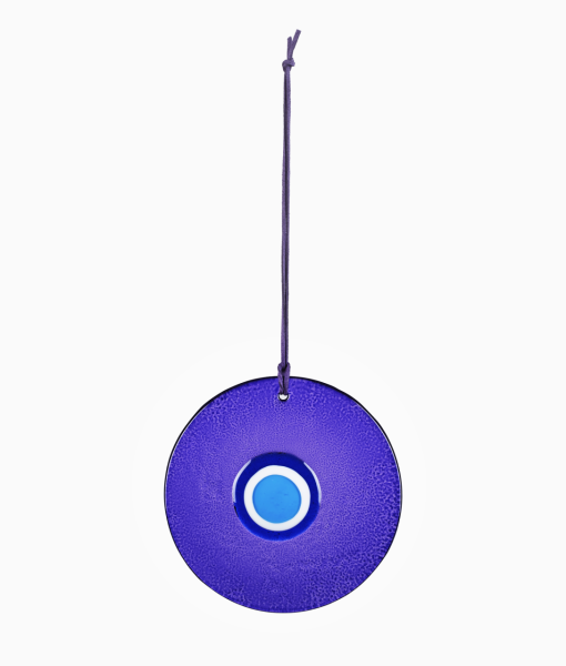 Glass Evil Eye [Purple-14cm]