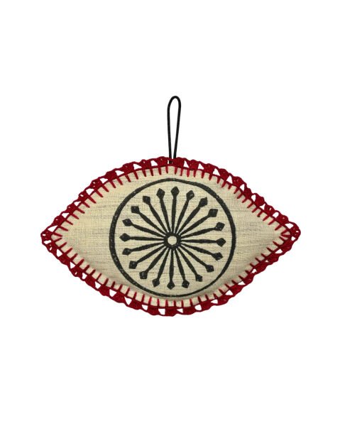 Tokat Baskılı Lavanta Kesesi [Kırmızı ]