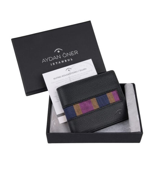 KUTNU DERİ CÜZDAN - MOR