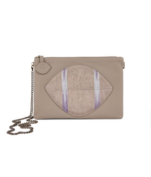 KUTNU CLUTCH ÇANTA [Vizon Deri - Göz]