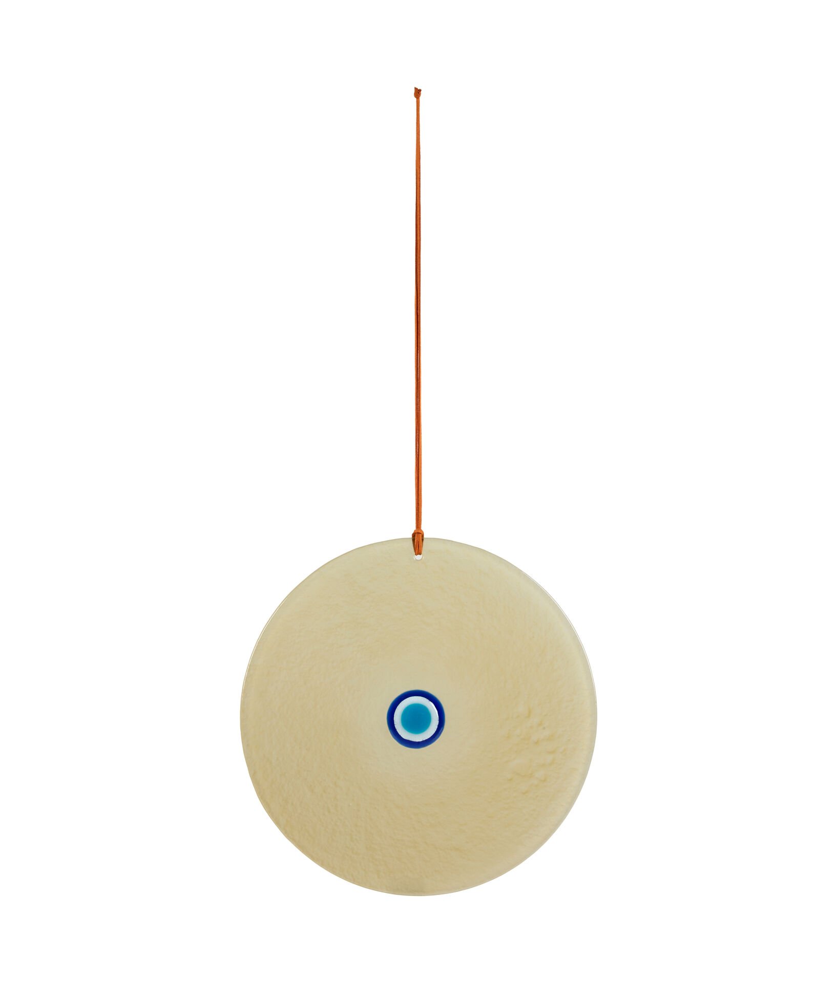 Cam Nazarlık [Saman Sarısı -25cm]