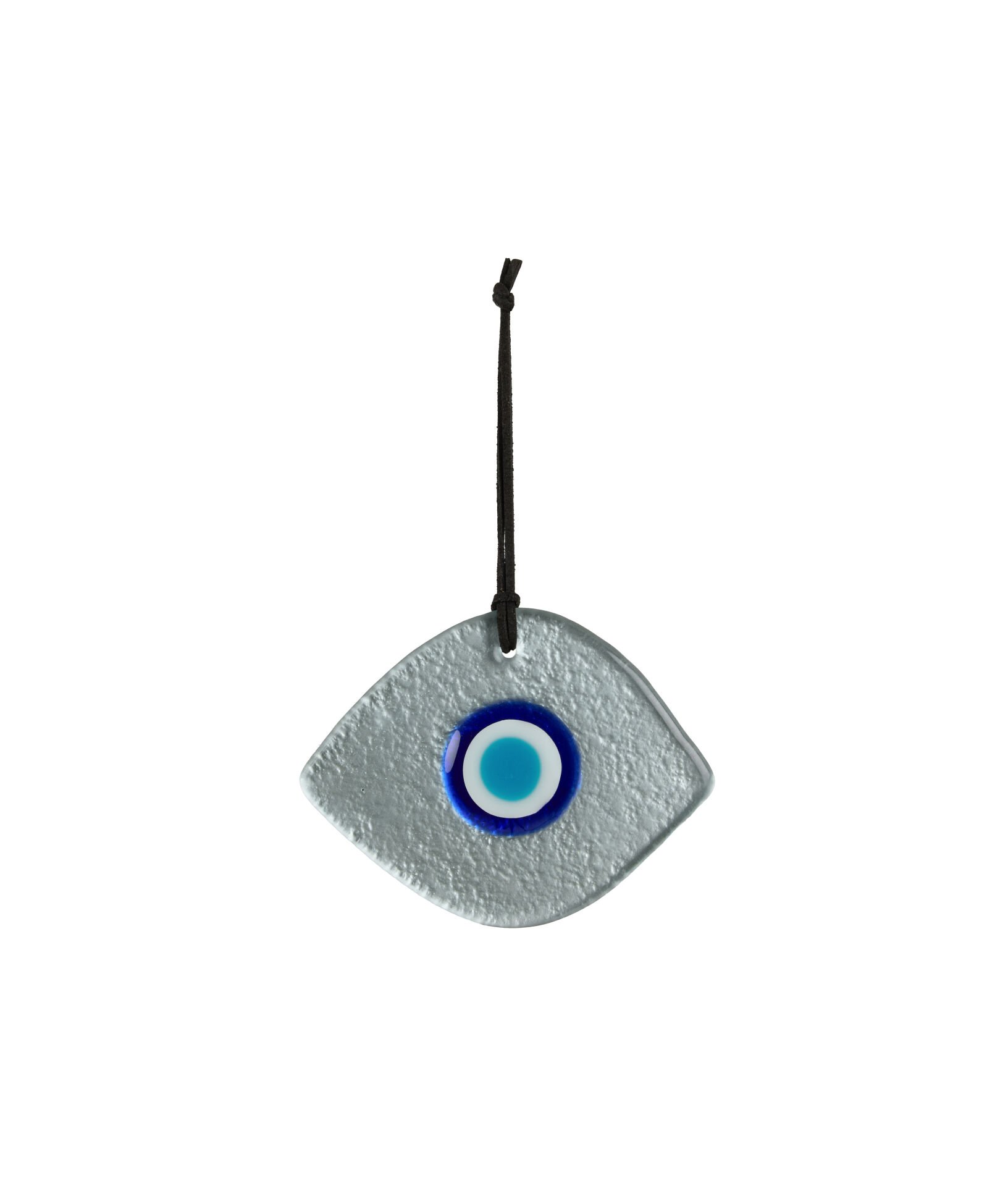 Cam Nazarlık [Silver -12cmx9cm]