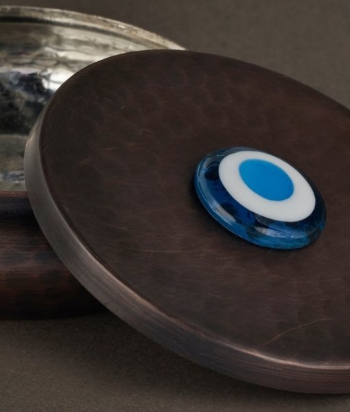 Bakır Lokumluk [Turkuaz/Turkuaz11cmx4,5cm]