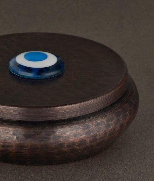 Bakır Lokumluk [Turkuaz/Turkuaz11cmx4,5cm]