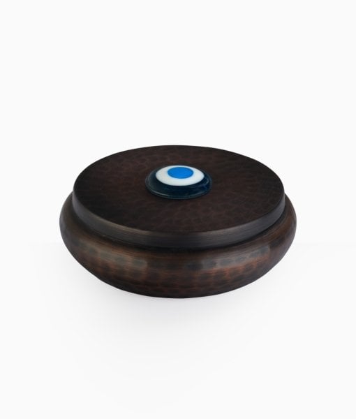 Copper Turkish Delight Bowl [Turquoise/Turquoise11cmx4.5cm]