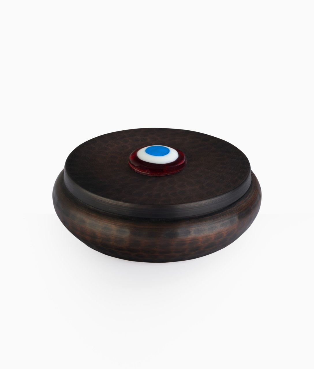 Copper Turkish Delight Bowl [Red/Turquoise-11cmx4.5cm]