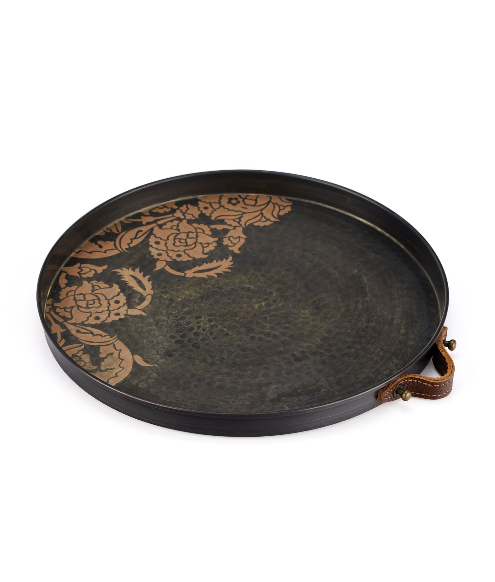 SUZENİ Bakır Tepsi - 28 cm