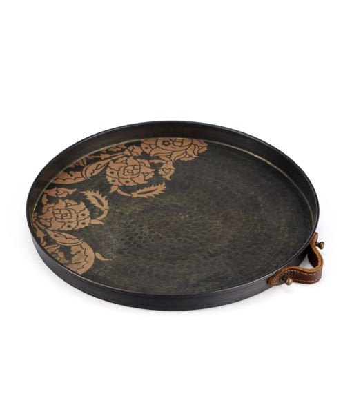 SUZENİ Bakır Tepsi - 28 cm