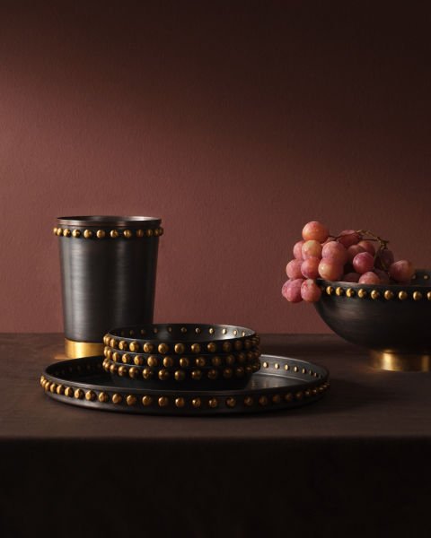 KNOB Copper Tray [23 cm]