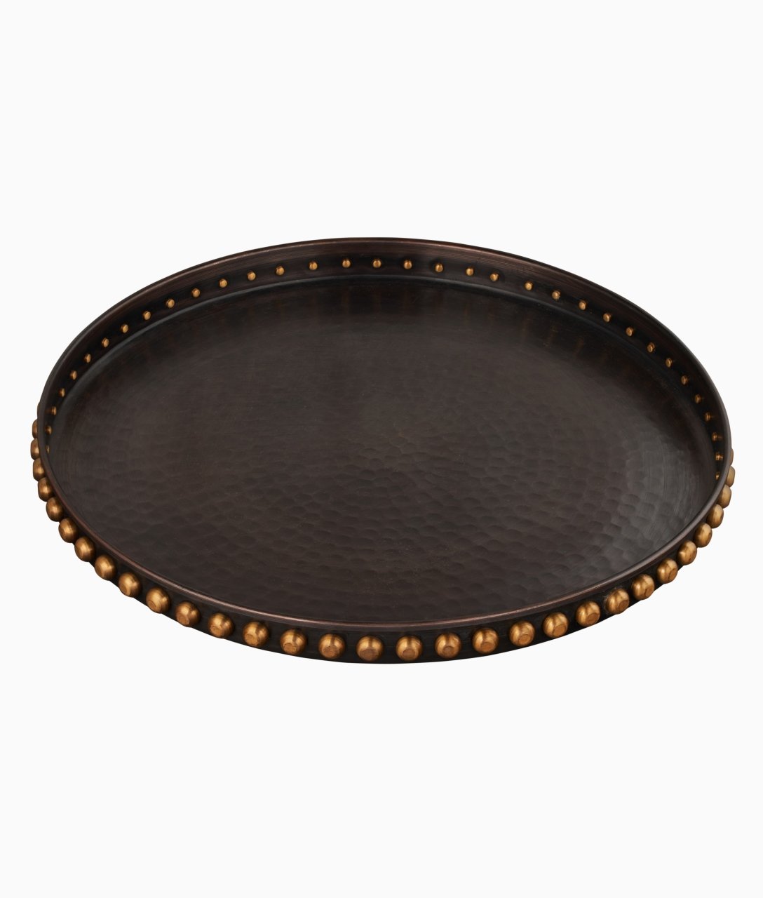 TOPUZLU Bakır Tepsi [28 cm]