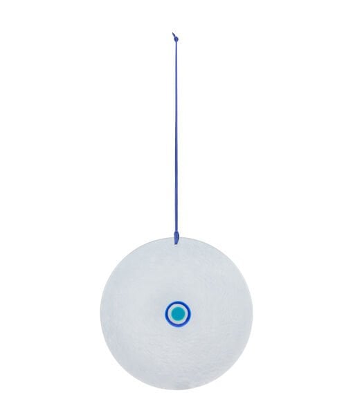 Cam Nazarlık [Füme Mavi -25cm]