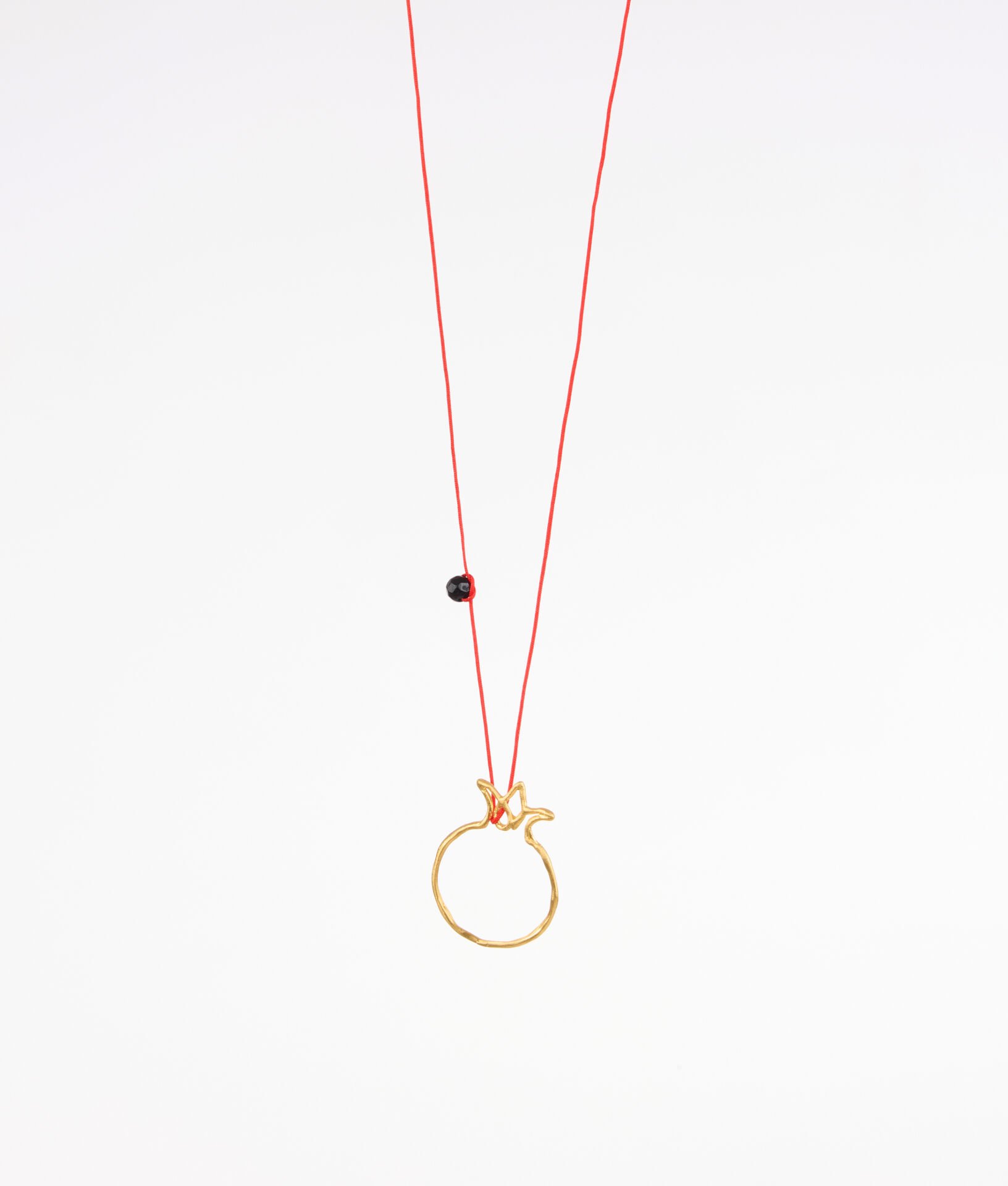 NAR Gümüş Kolye [Kırmızı İpli]