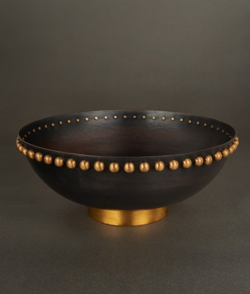 TOPUZLU Bakır Derin Kase [ 25,5cm]