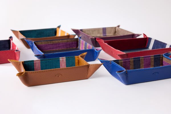 DERİ KALEMLİK  [15cmx7,5cm - Mor]