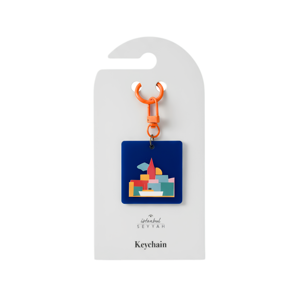 ANAHTARLIK LIVE [Kobalt- 5cmx5cm]