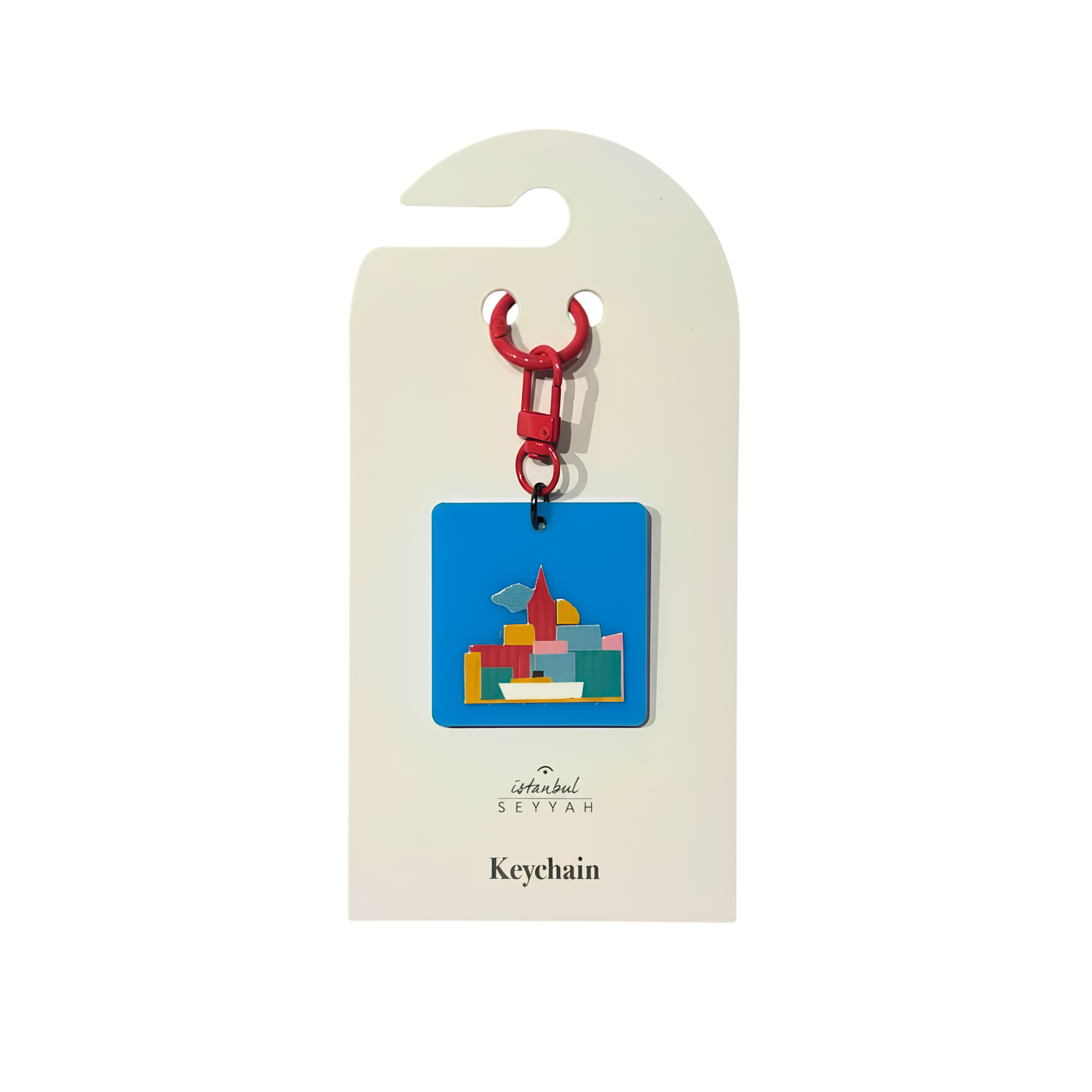 ANAHTARLIK LIVE [Turkuaz- 5cmx5cm]