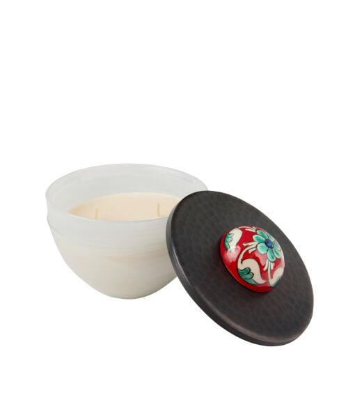 KUBBELİ Alabaster Mum [11cm x 7,5cm/Memory]