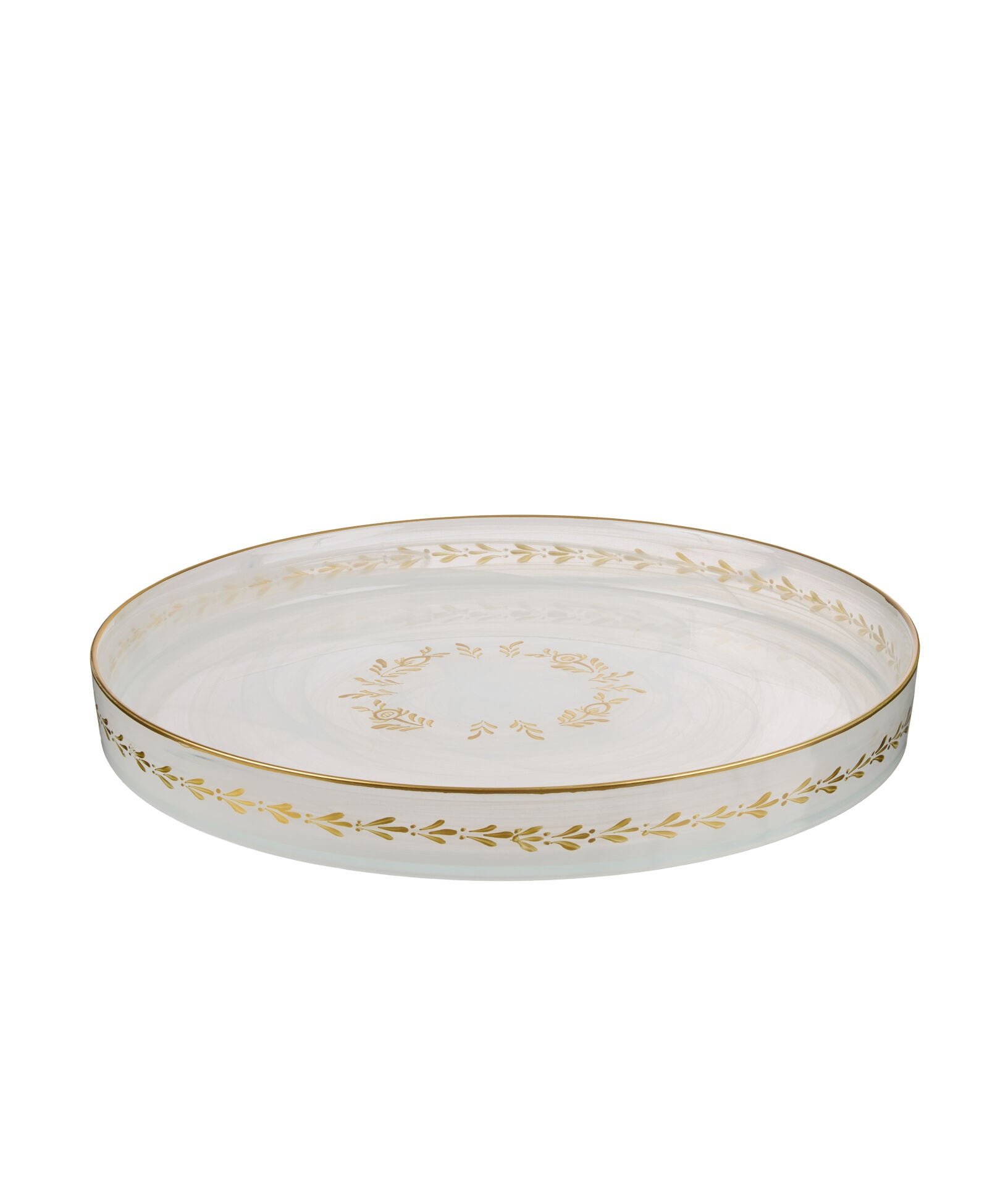 BEYKOZ Alabaster Tepsi [Desen No:2 - 28cm]